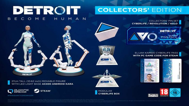 Detroit Become Human Collector's Edition ya disponible